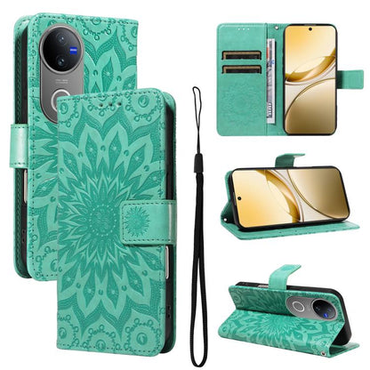 Embossed Sunflower Pattern Flip Leather Phone Case, For vivo Y05 4G / vivo Y21 5G 2026, For vivo V70 FE 5G, For vivo V70 5G Global / V70 Elite 5G, For vivo S50 Pro mini 5G, For vivo X300 Pro, For vivo X300, For vivo V60 Lite 4G                         ...
