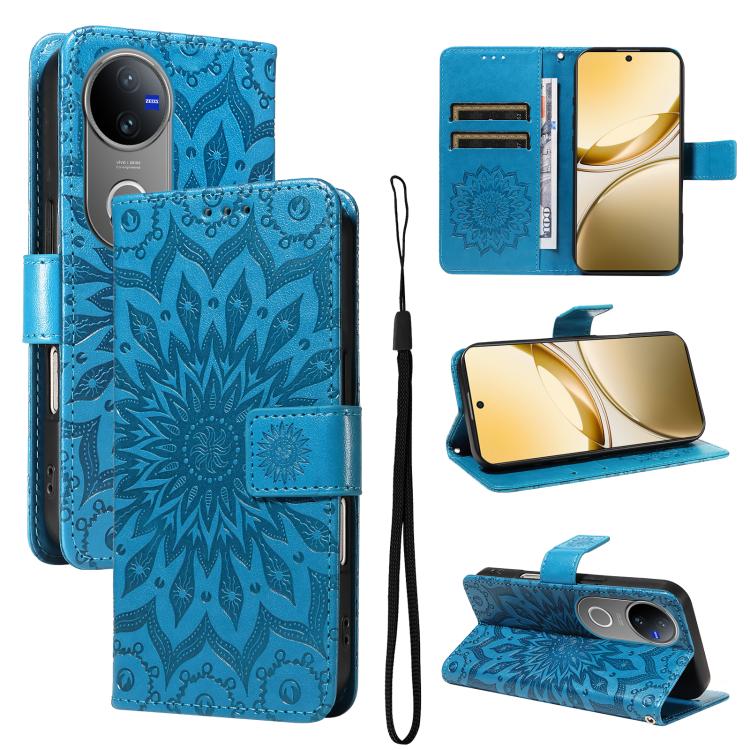 Embossed Sunflower Pattern Flip Leather Phone Case, For vivo Y05 4G / vivo Y21 5G 2026, For vivo V70 FE 5G, For vivo V70 5G Global / V70 Elite 5G, For vivo S50 Pro mini 5G, For vivo X300 Pro, For vivo X300, For vivo V60 Lite 4G                         ...