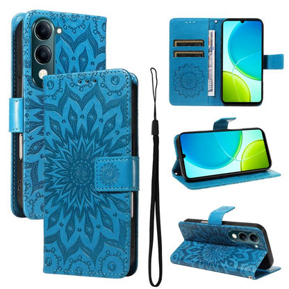 Embossed Sunflower Pattern Flip Leather Phone Case, For vivo Y05 4G / vivo Y21 5G 2026, For vivo V70 FE 5G, For vivo V70 5G Global / V70 Elite 5G, For vivo S50 Pro mini 5G, For vivo X300 Pro, For vivo X300, For vivo V60 Lite 4G                         ...