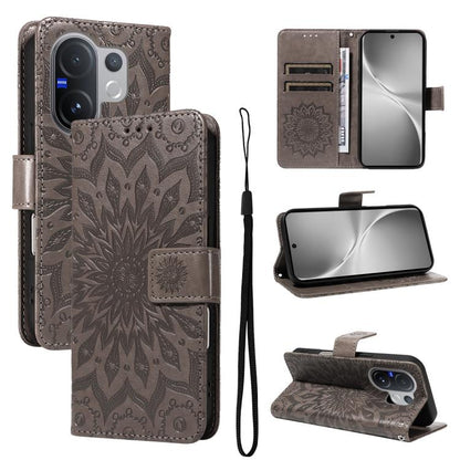 Embossed Sunflower Pattern Flip Leather Phone Case, For vivo Y05 4G / vivo Y21 5G 2026, For vivo V70 FE 5G, For vivo V70 5G Global / V70 Elite 5G, For vivo S50 Pro mini 5G, For vivo X300 Pro, For vivo X300, For vivo V60 Lite 4G                         ...