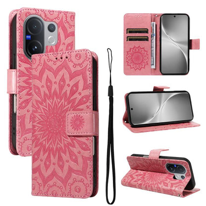 Embossed Sunflower Pattern Flip Leather Phone Case, For vivo Y05 4G / vivo Y21 5G 2026, For vivo V70 FE 5G, For vivo V70 5G Global / V70 Elite 5G, For vivo S50 Pro mini 5G, For vivo X300 Pro, For vivo X300, For vivo V60 Lite 4G                         ...
