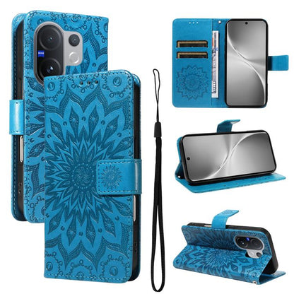 Embossed Sunflower Pattern Flip Leather Phone Case, For vivo Y05 4G / vivo Y21 5G 2026, For vivo V70 FE 5G, For vivo V70 5G Global / V70 Elite 5G, For vivo S50 Pro mini 5G, For vivo X300 Pro, For vivo X300, For vivo V60 Lite 4G                         ...