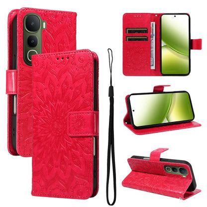Embossed Sunflower Pattern Flip Leather Phone Case, For vivo Y05 4G / vivo Y21 5G 2026, For vivo V70 FE 5G, For vivo V70 5G Global / V70 Elite 5G, For vivo S50 Pro mini 5G, For vivo X300 Pro, For vivo X300, For vivo V60 Lite 4G                         ...