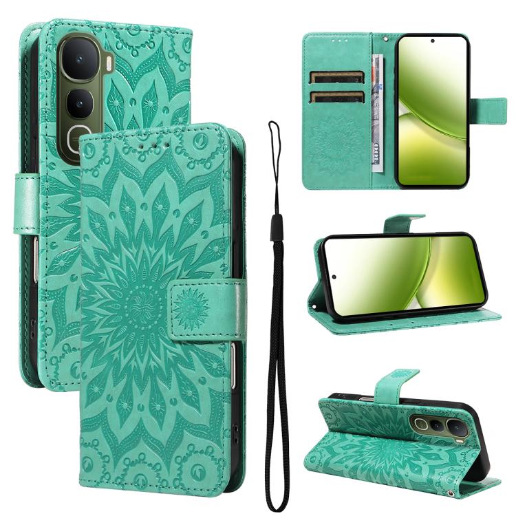 Embossed Sunflower Pattern Flip Leather Phone Case, For vivo Y05 4G / vivo Y21 5G 2026, For vivo V70 FE 5G, For vivo V70 5G Global / V70 Elite 5G, For vivo S50 Pro mini 5G, For vivo X300 Pro, For vivo X300, For vivo V60 Lite 4G                         ...