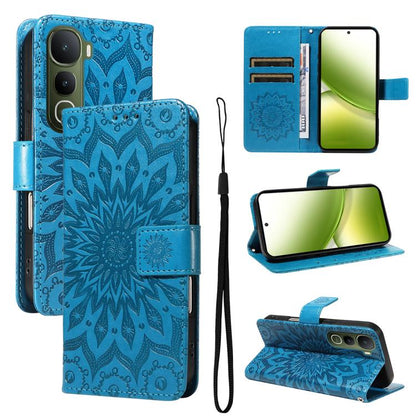 Embossed Sunflower Pattern Flip Leather Phone Case, For vivo Y05 4G / vivo Y21 5G 2026, For vivo V70 FE 5G, For vivo V70 5G Global / V70 Elite 5G, For vivo S50 Pro mini 5G, For vivo X300 Pro, For vivo X300, For vivo V60 Lite 4G                         ...