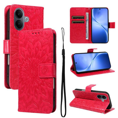 Embossed Sunflower Pattern Flip Leather Phone Case, For vivo Y05 4G / vivo Y21 5G 2026, For vivo V70 FE 5G, For vivo V70 5G Global / V70 Elite 5G, For vivo S50 Pro mini 5G, For vivo X300 Pro, For vivo X300, For vivo V60 Lite 4G                         ...