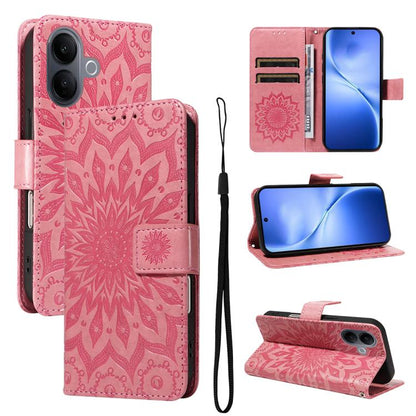 Embossed Sunflower Pattern Flip Leather Phone Case, For vivo Y05 4G / vivo Y21 5G 2026, For vivo V70 FE 5G, For vivo V70 5G Global / V70 Elite 5G, For vivo S50 Pro mini 5G, For vivo X300 Pro, For vivo X300, For vivo V60 Lite 4G                         ...