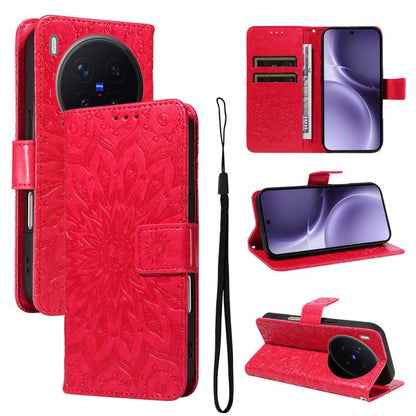 Embossed Sunflower Pattern Flip Leather Phone Case, For vivo Y05 4G / vivo Y21 5G 2026, For vivo V70 FE 5G, For vivo V70 5G Global / V70 Elite 5G, For vivo S50 Pro mini 5G, For vivo X300 Pro, For vivo X300, For vivo V60 Lite 4G                         ...