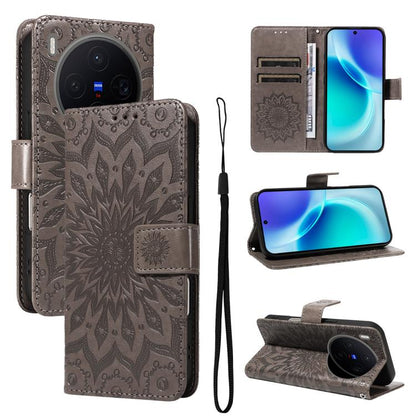 Embossed Sunflower Pattern Flip Leather Phone Case, For vivo Y05 4G / vivo Y21 5G 2026, For vivo V70 FE 5G, For vivo V70 5G Global / V70 Elite 5G, For vivo S50 Pro mini 5G, For vivo X300 Pro, For vivo X300, For vivo V60 Lite 4G                         ...