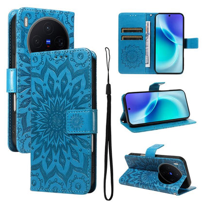 Embossed Sunflower Pattern Flip Leather Phone Case, For vivo Y05 4G / vivo Y21 5G 2026, For vivo V70 FE 5G, For vivo V70 5G Global / V70 Elite 5G, For vivo S50 Pro mini 5G, For vivo X300 Pro, For vivo X300, For vivo V60 Lite 4G                         ...