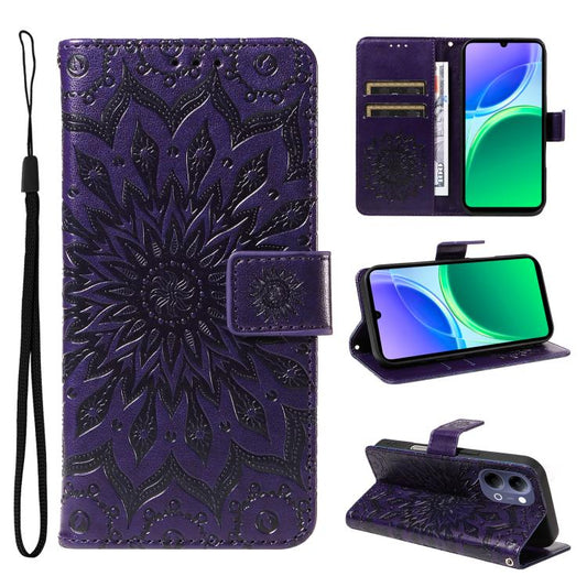 Embossed Sunflower Pattern Flip Leather Phone Case, For vivo Y05 4G / vivo Y21 5G 2026, For vivo V70 FE 5G, For vivo V70 5G Global / V70 Elite 5G, For vivo S50 Pro mini 5G, For vivo X300 Pro, For vivo X300, For vivo V60 Lite 4G                         ...