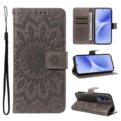 Embossed Sunflower Pattern Flip Leather Phone Case, For vivo Y05 4G / vivo Y21 5G 2026, For vivo V70 FE 5G, For vivo V70 5G Global / V70 Elite 5G, For vivo S50 Pro mini 5G, For vivo X300 Pro, For vivo X300, For vivo V60 Lite 4G                         ...