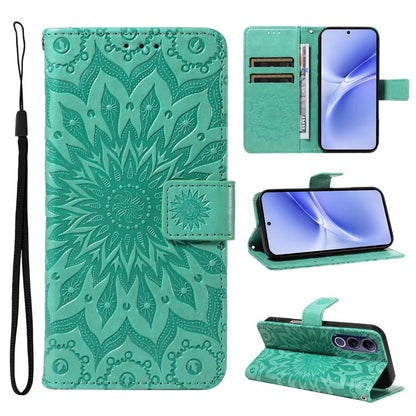 Embossed Sunflower Pattern Flip Leather Phone Case, For vivo Y05 4G / vivo Y21 5G 2026, For vivo V70 FE 5G, For vivo V70 5G Global / V70 Elite 5G, For vivo S50 Pro mini 5G, For vivo X300 Pro, For vivo X300, For vivo V60 Lite 4G                         ...