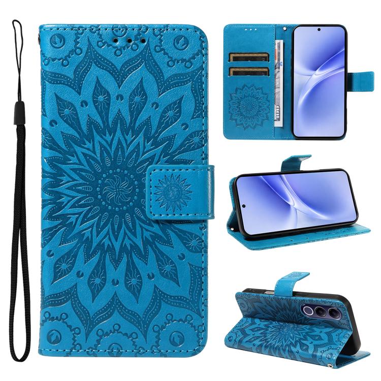 Embossed Sunflower Pattern Flip Leather Phone Case, For vivo Y05 4G / vivo Y21 5G 2026, For vivo V70 FE 5G, For vivo V70 5G Global / V70 Elite 5G, For vivo S50 Pro mini 5G, For vivo X300 Pro, For vivo X300, For vivo V60 Lite 4G                         ...