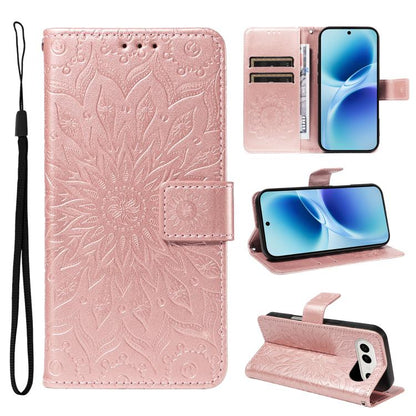 Embossed Sunflower Pattern Flip Leather Phone Case, For vivo Y05 4G / vivo Y21 5G 2026, For vivo V70 FE 5G, For vivo V70 5G Global / V70 Elite 5G, For vivo S50 Pro mini 5G, For vivo X300 Pro, For vivo X300, For vivo V60 Lite 4G                         ...