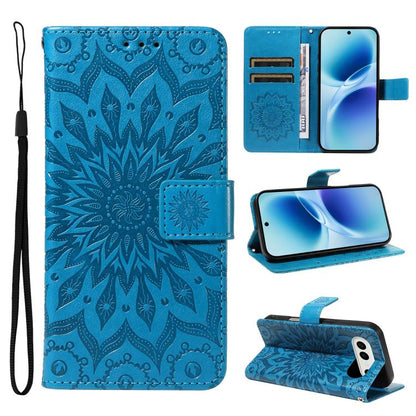 Embossed Sunflower Pattern Flip Leather Phone Case, For vivo Y05 4G / vivo Y21 5G 2026, For vivo V70 FE 5G, For vivo V70 5G Global / V70 Elite 5G, For vivo S50 Pro mini 5G, For vivo X300 Pro, For vivo X300, For vivo V60 Lite 4G                         ...
