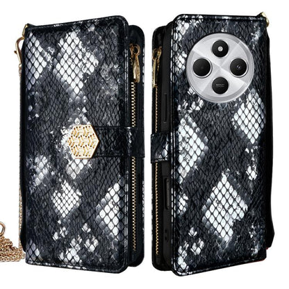 Crossbody Handle Snake Texture Leather Phone Case, For Redmi A7 Pro 171mm / Poco C85x 5G, For Redmi Turbo 5 Max 5G / Poco X8 Pro Max 5G, For Redmi Turbo 5 5G / Poco X8 Pro 5G, For Redmi K90 Pro Max 5G / Poco F8 Ultra                                    ...