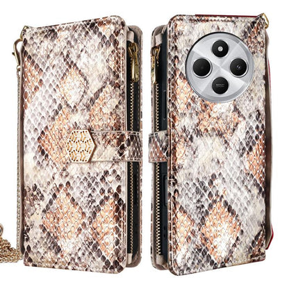 Crossbody Handle Snake Texture Leather Phone Case, For Redmi A7 Pro 171mm / Poco C85x 5G, For Redmi Turbo 5 Max 5G / Poco X8 Pro Max 5G, For Redmi Turbo 5 5G / Poco X8 Pro 5G, For Redmi K90 Pro Max 5G / Poco F8 Ultra                                    ...