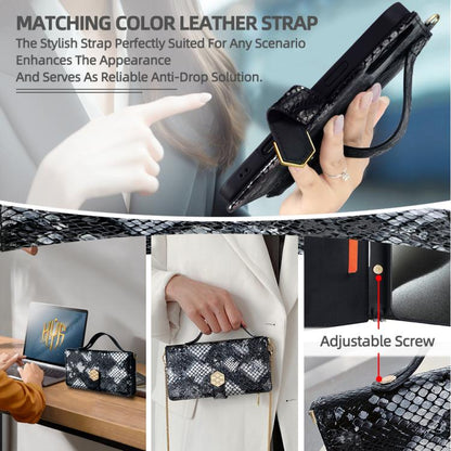 Crossbody Handle Snake Texture Leather Phone Case, For Xiaomi 17 Pro Max, For Xiaomi 17 Pro, For Xiaomi 17, For Xiaomi Civi 5 Pro 5G, For Xiaomi 15 Ultra, For Xiaomi 14T Pro 5G, For Xiaomi 14T 5G