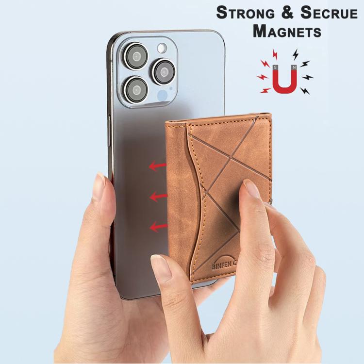 Prismatic Leather Horizontal Magnetic Wallet Card Bag Case