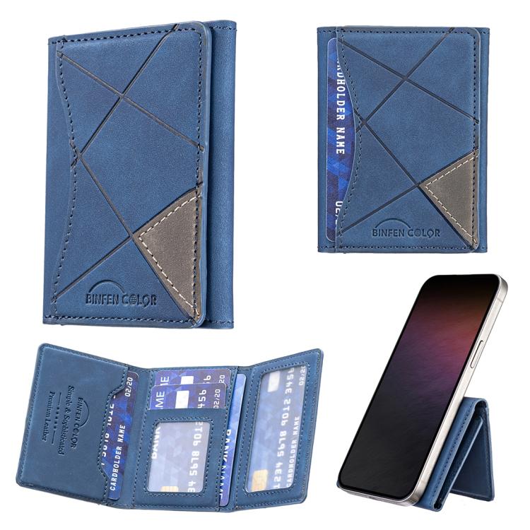 Prismatic Leather Horizontal Magnetic Wallet Card Bag Case
