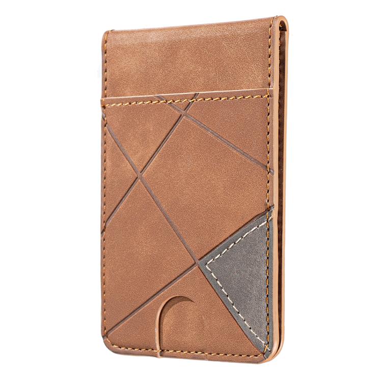 Prismatic Leather Vertical Magnetic Wallet Card Bag Case