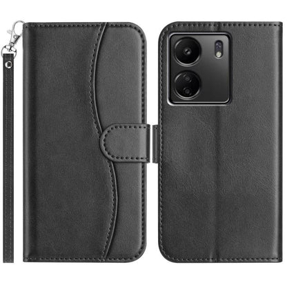 Dual-Folded S-shape Leather Phone Case, For Redmi K90 Pro Max / Poco F8 Ultra, For Redmi K90 / Poco F8 Pro, For Redmi 15C 5G / 4G EU 173mm, For Redmi 15 5G / 4G EU 171mm, For Redmi 15C 5G / 4G Global 171mm, For Redmi Note 14 Pro 4G                     ...