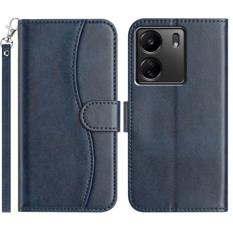 Dual-Folded S-shape Leather Phone Case, For Redmi K90 Pro Max / Poco F8 Ultra, For Redmi K90 / Poco F8 Pro, For Redmi 15C 5G / 4G EU 173mm, For Redmi 15 5G / 4G EU 171mm, For Redmi 15C 5G / 4G Global 171mm, For Redmi Note 14 Pro 4G                     ...
