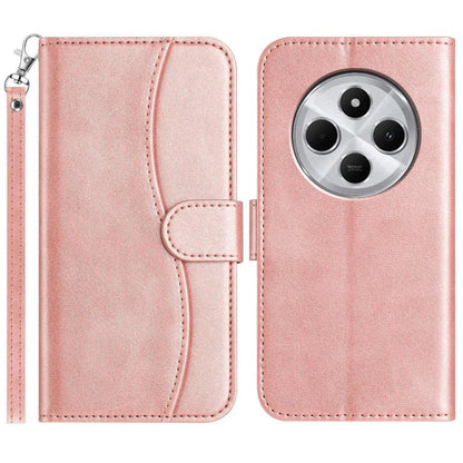 Dual-Folded S-shape Leather Phone Case, For Redmi K90 Pro Max / Poco F8 Ultra, For Redmi K90 / Poco F8 Pro, For Redmi 15C 5G / 4G EU 173mm, For Redmi 15 5G / 4G EU 171mm, For Redmi 15C 5G / 4G Global 171mm, For Redmi Note 14 Pro 4G                     ...