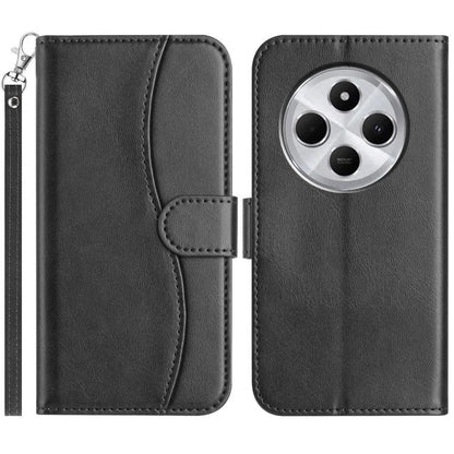 Dual-Folded S-shape Leather Phone Case, For Redmi K90 Pro Max / Poco F8 Ultra, For Redmi K90 / Poco F8 Pro, For Redmi 15C 5G / 4G EU 173mm, For Redmi 15 5G / 4G EU 171mm, For Redmi 15C 5G / 4G Global 171mm, For Redmi Note 14 Pro 4G                     ...