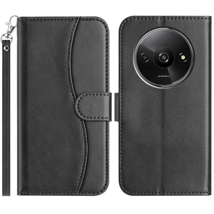 Dual-Folded S-shape Leather Phone Case, For Redmi K90 Pro Max / Poco F8 Ultra, For Redmi K90 / Poco F8 Pro, For Redmi 15C 5G / 4G EU 173mm, For Redmi 15 5G / 4G EU 171mm, For Redmi 15C 5G / 4G Global 171mm, For Redmi Note 14 Pro 4G                     ...