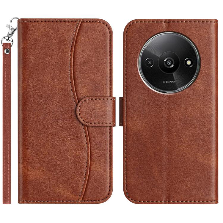 Dual-Folded S-shape Leather Phone Case, For Redmi K90 Pro Max / Poco F8 Ultra, For Redmi K90 / Poco F8 Pro, For Redmi 15C 5G / 4G EU 173mm, For Redmi 15 5G / 4G EU 171mm, For Redmi 15C 5G / 4G Global 171mm, For Redmi Note 14 Pro 4G                     ...