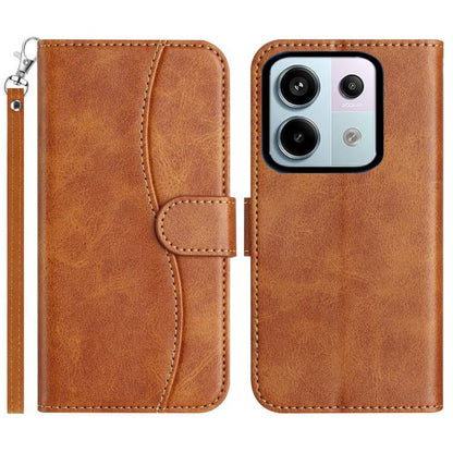 Dual-Folded S-shape Leather Phone Case, For Redmi K90 Pro Max / Poco F8 Ultra, For Redmi K90 / Poco F8 Pro, For Redmi 15C 5G / 4G EU 173mm, For Redmi 15 5G / 4G EU 171mm, For Redmi 15C 5G / 4G Global 171mm, For Redmi Note 14 Pro 4G                     ...