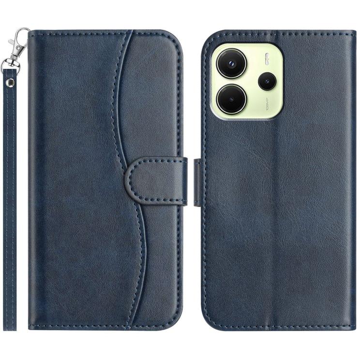 Dual-Folded S-shape Leather Phone Case, For Redmi K90 Pro Max / Poco F8 Ultra, For Redmi K90 / Poco F8 Pro, For Redmi 15C 5G / 4G EU 173mm, For Redmi 15 5G / 4G EU 171mm, For Redmi 15C 5G / 4G Global 171mm, For Redmi Note 14 Pro 4G                     ...