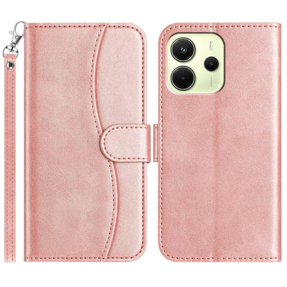 Dual-Folded S-shape Leather Phone Case, For Redmi K90 Pro Max / Poco F8 Ultra, For Redmi K90 / Poco F8 Pro, For Redmi 15C 5G / 4G EU 173mm, For Redmi 15 5G / 4G EU 171mm, For Redmi 15C 5G / 4G Global 171mm, For Redmi Note 14 Pro 4G                     ...