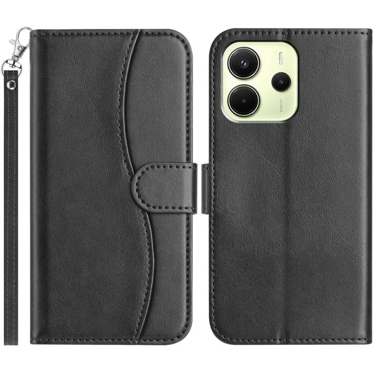 Dual-Folded S-shape Leather Phone Case, For Redmi K90 Pro Max / Poco F8 Ultra, For Redmi K90 / Poco F8 Pro, For Redmi 15C 5G / 4G EU 173mm, For Redmi 15 5G / 4G EU 171mm, For Redmi 15C 5G / 4G Global 171mm, For Redmi Note 14 Pro 4G                     ...