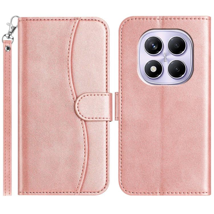 Dual-Folded S-shape Leather Phone Case, For Redmi K90 Pro Max / Poco F8 Ultra, For Redmi K90 / Poco F8 Pro, For Redmi 15C 5G / 4G EU 173mm, For Redmi 15 5G / 4G EU 171mm, For Redmi 15C 5G / 4G Global 171mm, For Redmi Note 14 Pro 4G                     ...