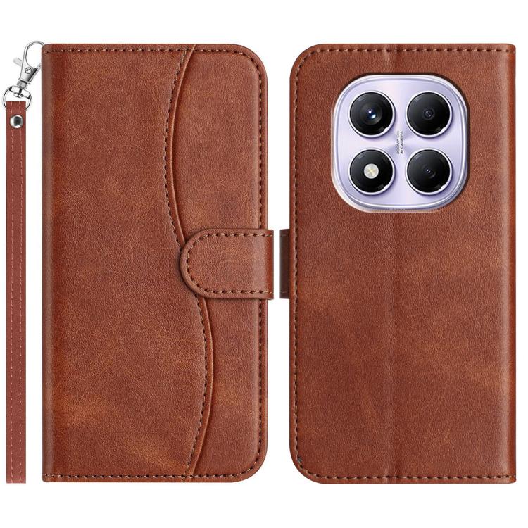 Dual-Folded S-shape Leather Phone Case, For Redmi K90 Pro Max / Poco F8 Ultra, For Redmi K90 / Poco F8 Pro, For Redmi 15C 5G / 4G EU 173mm, For Redmi 15 5G / 4G EU 171mm, For Redmi 15C 5G / 4G Global 171mm, For Redmi Note 14 Pro 4G                     ...