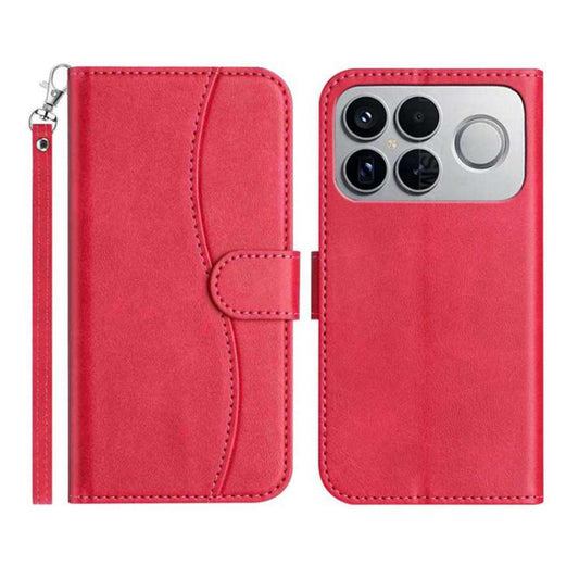 Dual-Folded S-shape Leather Phone Case, For Redmi K90 Pro Max / Poco F8 Ultra, For Redmi K90 / Poco F8 Pro, For Redmi 15C 5G / 4G EU 173mm, For Redmi 15 5G / 4G EU 171mm, For Redmi 15C 5G / 4G Global 171mm, For Redmi Note 14 Pro 4G                     ...