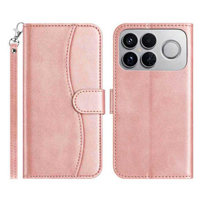 Dual-Folded S-shape Leather Phone Case, For Redmi K90 Pro Max / Poco F8 Ultra, For Redmi K90 / Poco F8 Pro, For Redmi 15C 5G / 4G EU 173mm, For Redmi 15 5G / 4G EU 171mm, For Redmi 15C 5G / 4G Global 171mm, For Redmi Note 14 Pro 4G                     ...