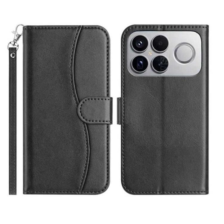 Dual-Folded S-shape Leather Phone Case, For Redmi K90 Pro Max / Poco F8 Ultra, For Redmi K90 / Poco F8 Pro, For Redmi 15C 5G / 4G EU 173mm, For Redmi 15 5G / 4G EU 171mm, For Redmi 15C 5G / 4G Global 171mm, For Redmi Note 14 Pro 4G                     ...