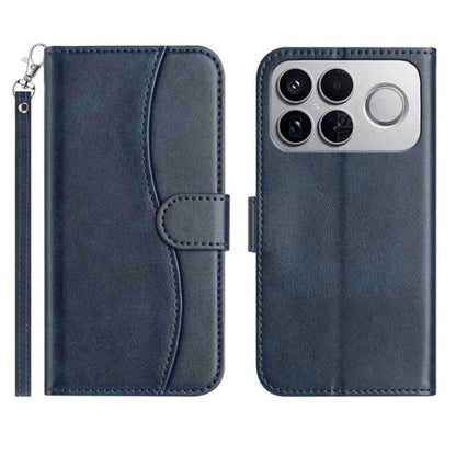 Dual-Folded S-shape Leather Phone Case, For Redmi K90 Pro Max / Poco F8 Ultra, For Redmi K90 / Poco F8 Pro, For Redmi 15C 5G / 4G EU 173mm, For Redmi 15 5G / 4G EU 171mm, For Redmi 15C 5G / 4G Global 171mm, For Redmi Note 14 Pro 4G                     ...