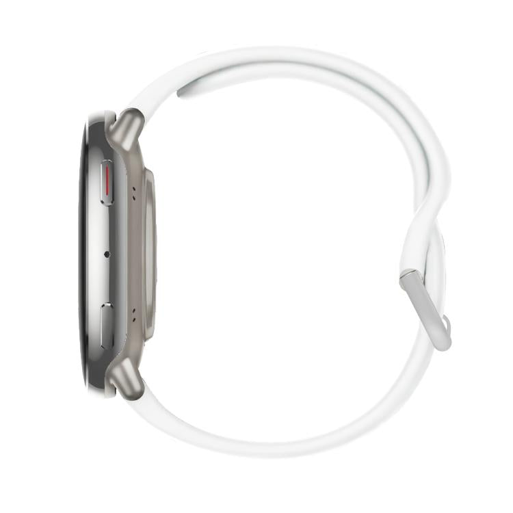 Silver Buckle Silicone Sport Watch Band, For Amazfit Active 2