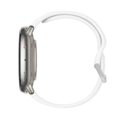 Silver Buckle Silicone Sport Watch Band, For Amazfit Active 2