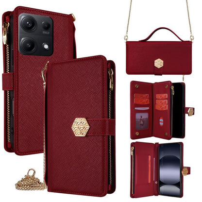 Crossbody Handle Cross Texture Leather Phone Case, For Redmi A7 Pro 171mm / Poco C85x 5G, For Redmi Turbo 5 Max 5G / Poco X8 Pro Max 5G, For Redmi Turbo 5 5G / Poco X8 Pro 5G, For Redmi K90 Pro Max 5G / Poco F8 Ultra                                    ...