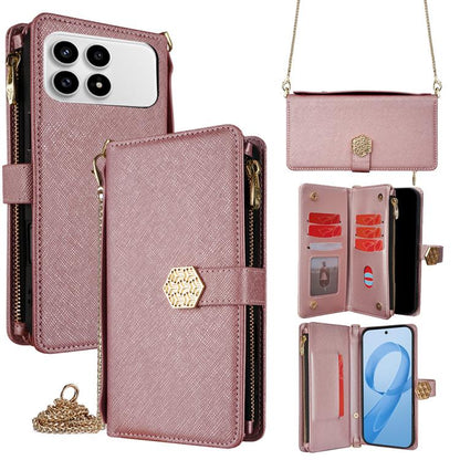 Crossbody Handle Cross Texture Leather Phone Case, For Redmi A7 Pro 171mm / Poco C85x 5G, For Redmi Turbo 5 Max 5G / Poco X8 Pro Max 5G, For Redmi Turbo 5 5G / Poco X8 Pro 5G, For Redmi K90 Pro Max 5G / Poco F8 Ultra                                    ...