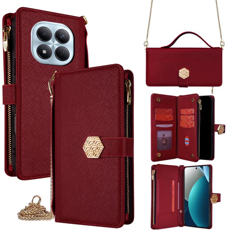 Crossbody Handle Cross Texture Leather Phone Case, For Redmi A7 Pro 171mm / Poco C85x 5G, For Redmi Turbo 5 Max 5G / Poco X8 Pro Max 5G, For Redmi Turbo 5 5G / Poco X8 Pro 5G, For Redmi K90 Pro Max 5G / Poco F8 Ultra                                    ...