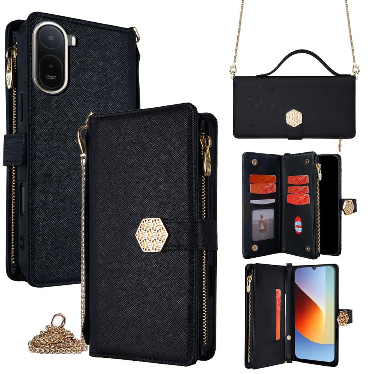 Crossbody Handle Cross Texture Leather Phone Case, For Redmi A7 Pro 171mm / Poco C85x 5G, For Redmi Turbo 5 Max 5G / Poco X8 Pro Max 5G, For Redmi Turbo 5 5G / Poco X8 Pro 5G, For Redmi K90 Pro Max 5G / Poco F8 Ultra                                    ...