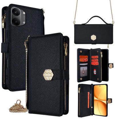 Crossbody Handle Cross Texture Leather Phone Case, For Redmi A7 Pro 171mm / Poco C85x 5G, For Redmi Turbo 5 Max 5G / Poco X8 Pro Max 5G, For Redmi Turbo 5 5G / Poco X8 Pro 5G, For Redmi K90 Pro Max 5G / Poco F8 Ultra                                    ...