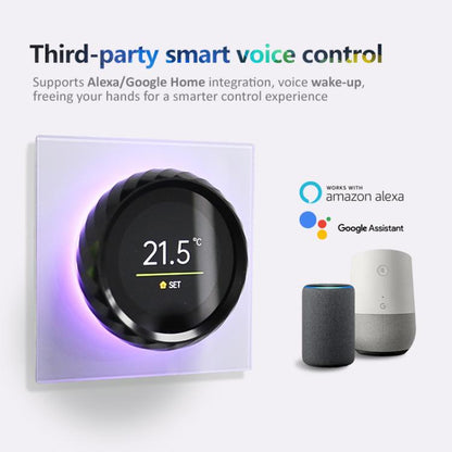 1.6 inch TFT Color Screen WiFi Smart hreaded Knob Thermostat, BHT-2007-P16-GALW Water Heating, BHT-2007-P16-GBLW Electric Heating, BHT-2007-P16-GCLW Boiler Heating